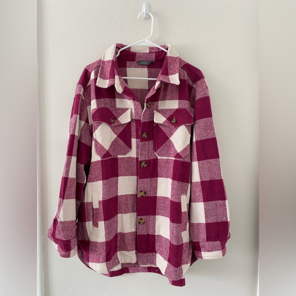 Plaid shacket